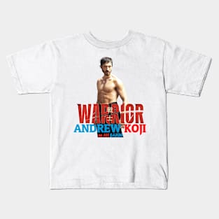 warrior series Andrew Koji as Ah Sahm design by ironpalette Kids T-Shirt